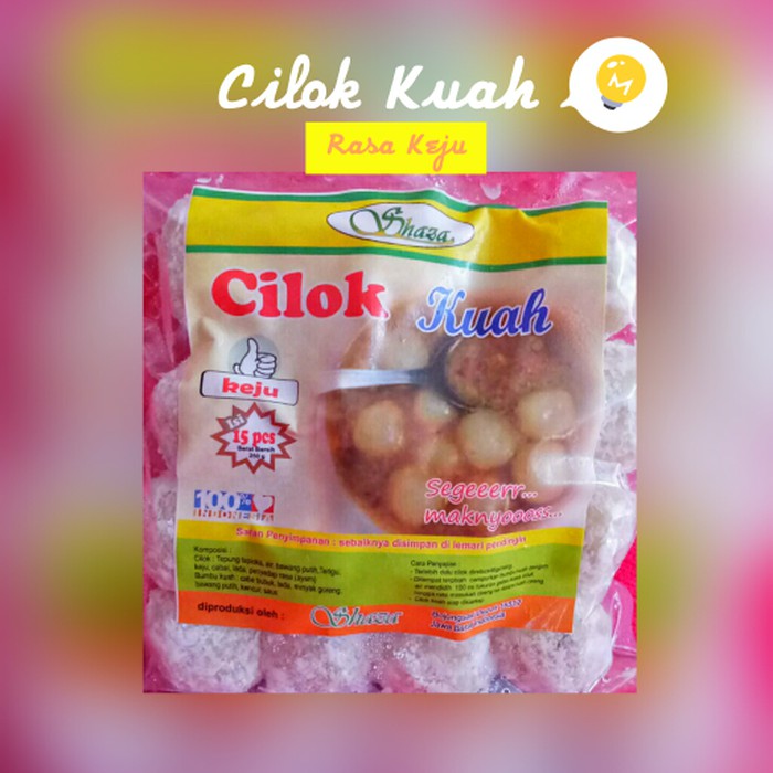 

cilok kuah lengkap bumbu dan jeruk nipis cepat saji isi 15