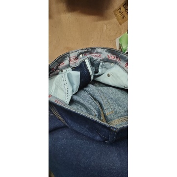 Celana jeans panjang pria BOSS ORIGINAL reguler