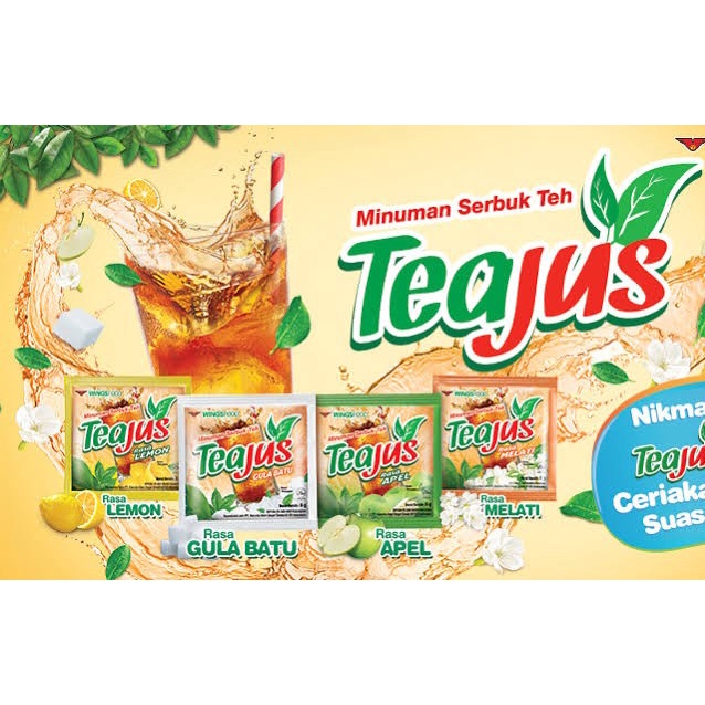 

Teajus Gula Batu 1 pack isi 6 renceng x 10 sachet