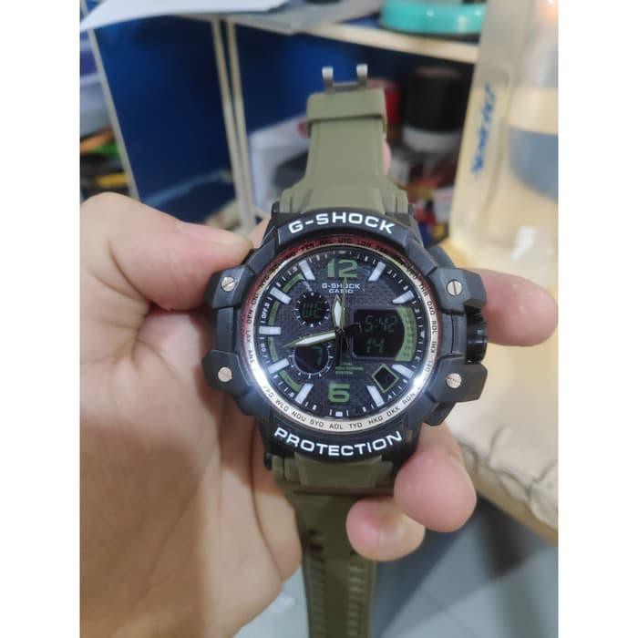 G SHOCK TERBARU  GPW-1000 Hijau Green Army Jam tangan pria digital