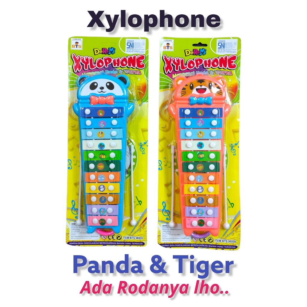 Mainan Xylophone Gamelan karakter Lucu - Mainan Edukatif