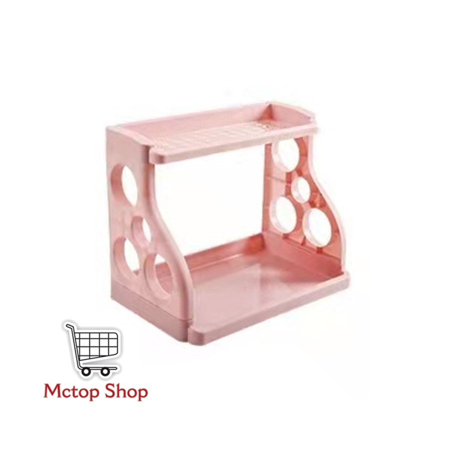 Rak Dapur Serbaguna 2 Susun - Tempat Bumbu Dapur - Plastik - 4RD P