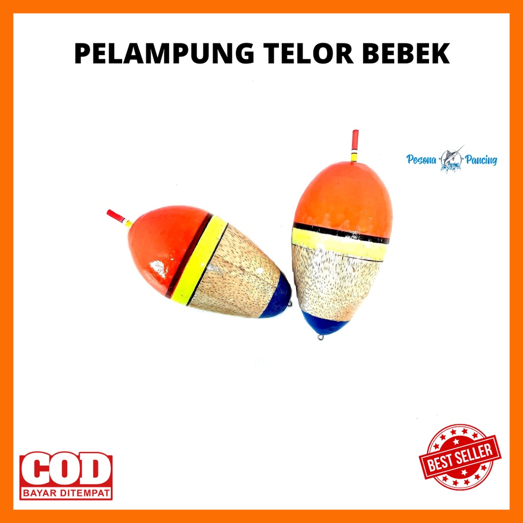 Pelampung Pancing Model TELUR BEBEK/JUMBO di Jamin Amis