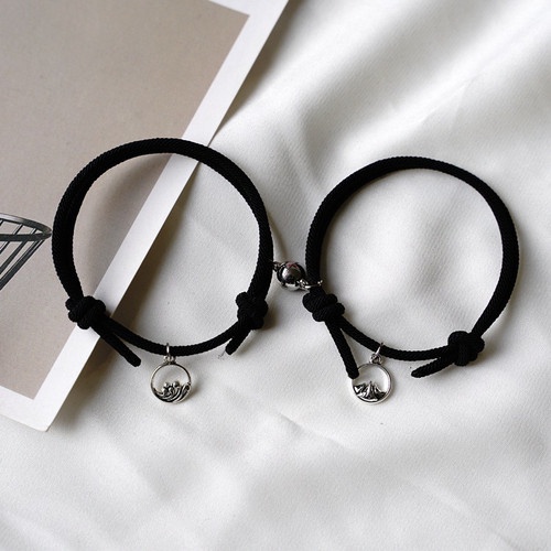 GCM01 Gelang Couple Magnet Gelang Tali Couple Pasangan Persahabatan unik