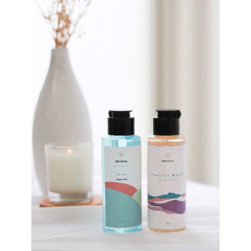 paket toner dan facel wash by HR glow