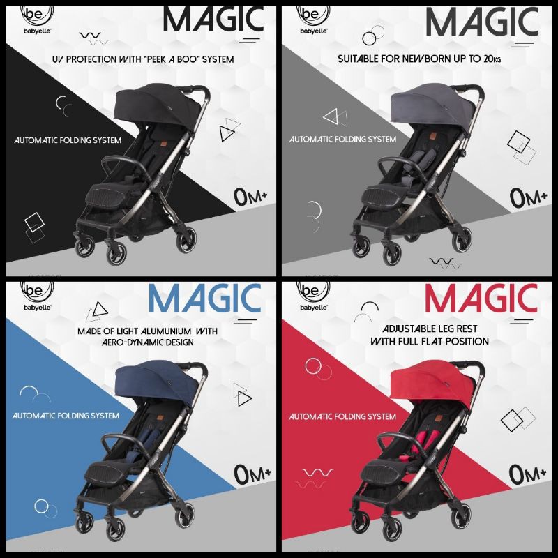 Stroller Babyelle Magic S-629 | Kereta Dorong Bayi