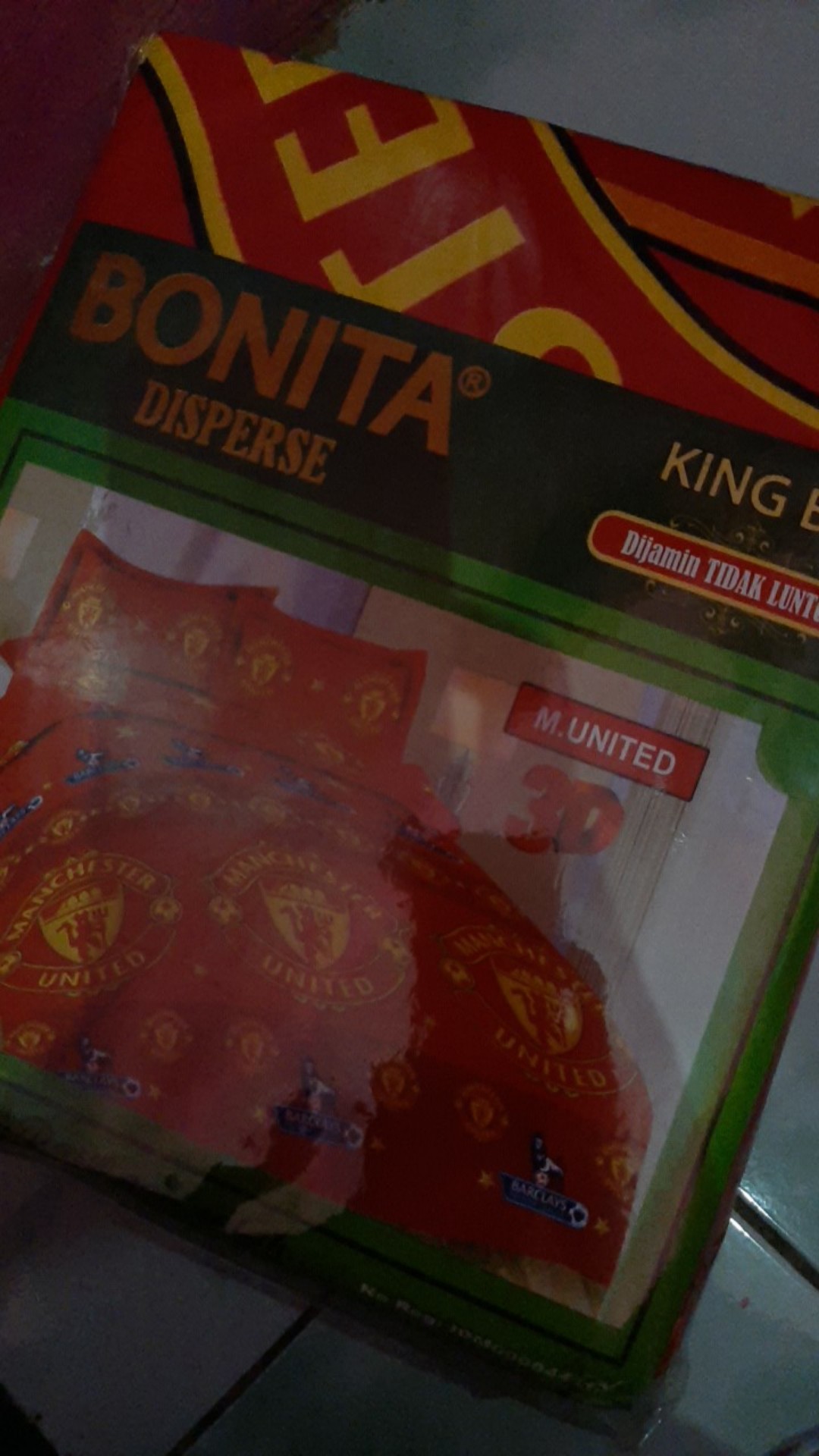 Sprei B4 Bonita Green Tulip 180x200