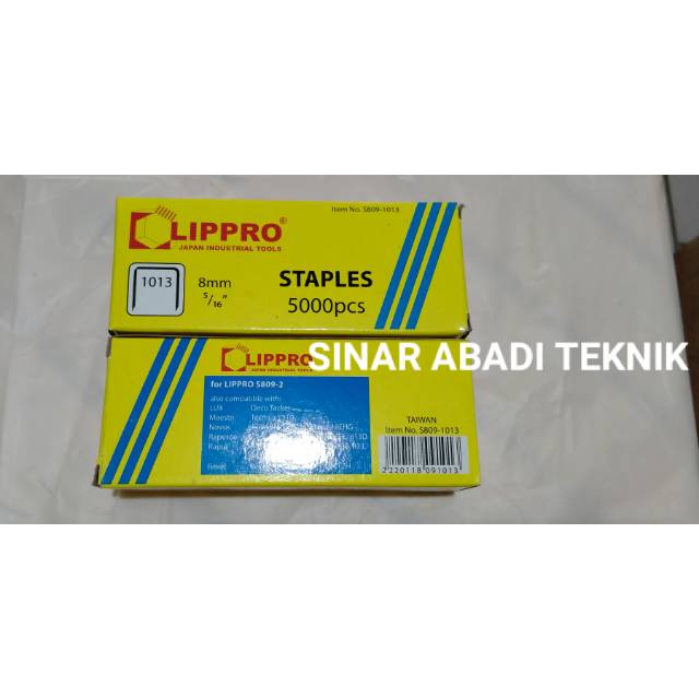 

ISI STAPLES PROMO LIPPRO 5000pcs ukuran 8mm