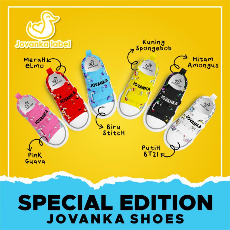 JOVANKA SHOES / JOVANKA EXCLUSIVE COLLECTION / SEPATU ANAK SIZE BESAR 30 - 35
