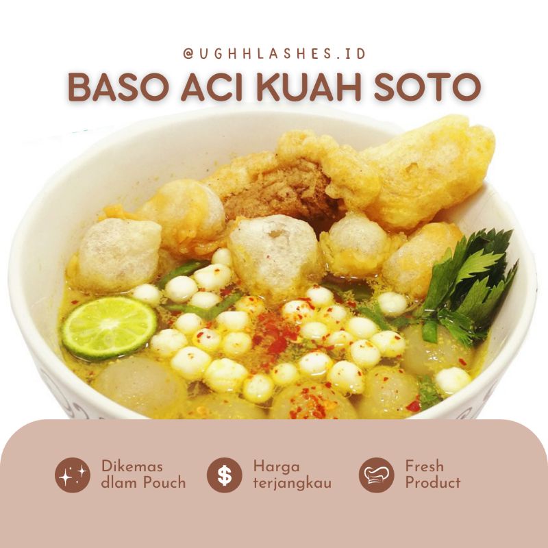 BASO ACI KUAH CUANKI SEBLAK TEKWAN INSTAN PEDAS GURIH