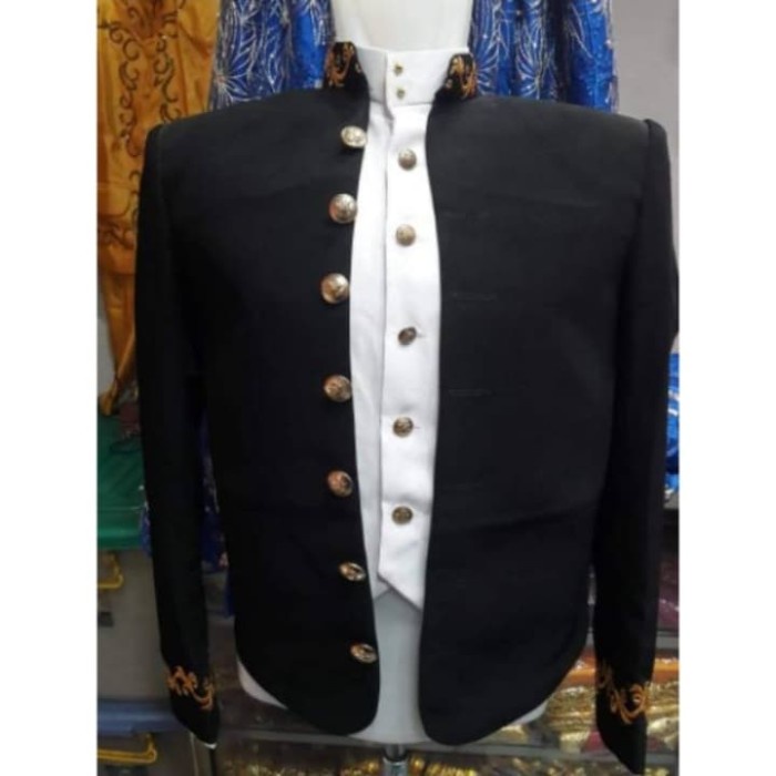WS Baju Adat Jawa // Beskap Ewes // Beskap Jogja // Beskap Solo Bordir - L1