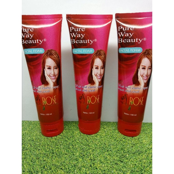 FACIAL FOAM ROSE PURE WAY BEAUTY 100 ml