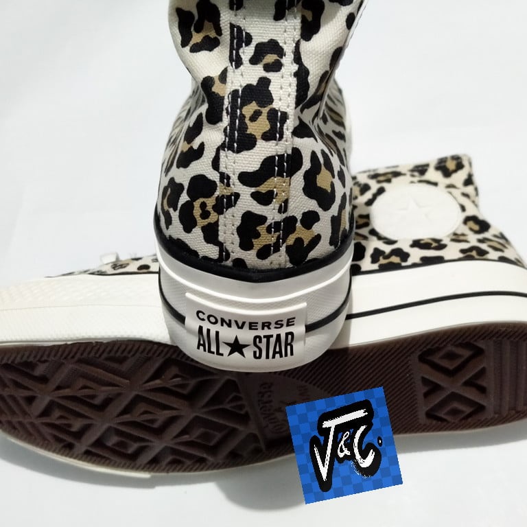 converse lift leopard print