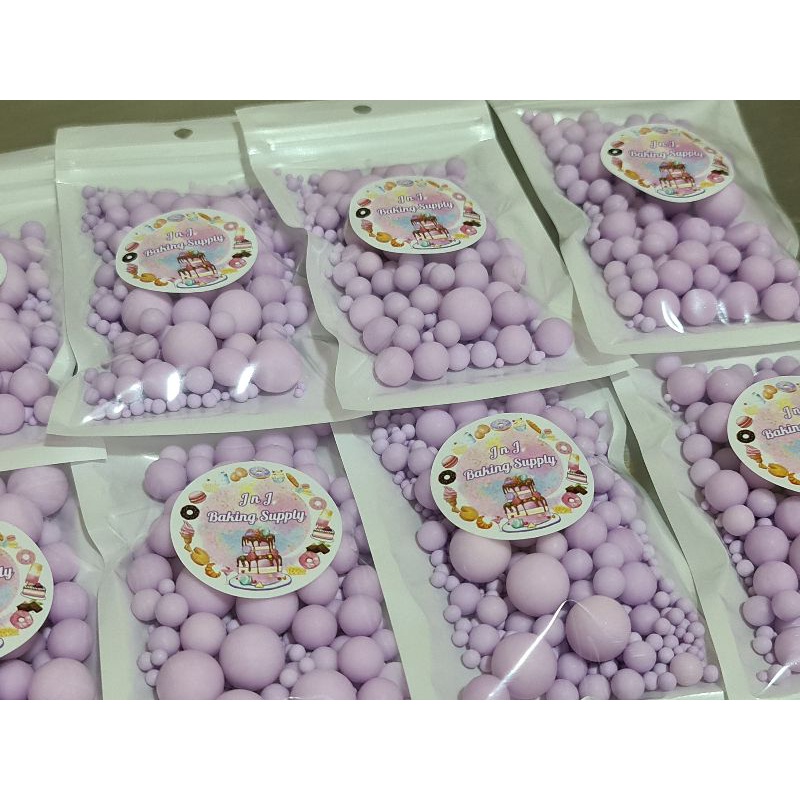 

sprinkle trimit hiasan kue bola purple mix