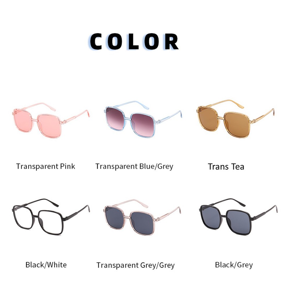 T&amp;Y Kacamata Wanita Hitam 6178 Kotak Gaya Style Sunglasses Kaca Mata Fashion Eyewear