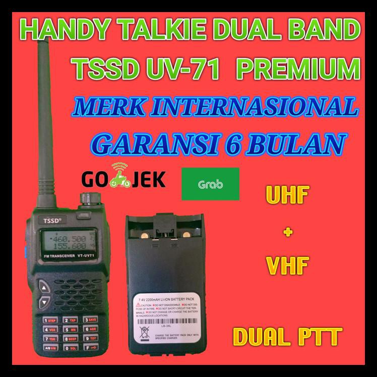 Banting Harga Ht Tssd Uv-71 Dual Band-Dual Ptt-Kualitas Diatas Baofeng Uv-5R