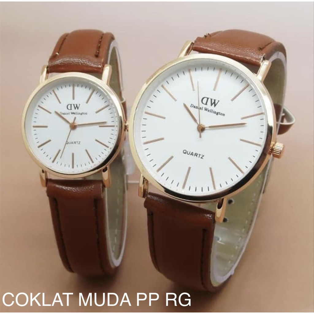 ✅COD JAM TANGAN COUPLE KULIT IMPORT GROSIR MURAH PREMIUM PRIA WANITA QUARTZ C19 C20