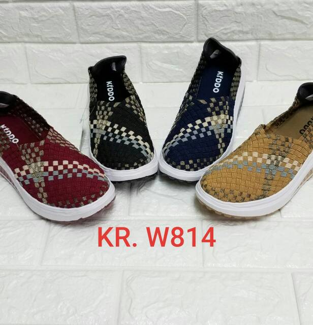 Sepatu Rajut KIDDO W814 WEDGES ORIGINAL