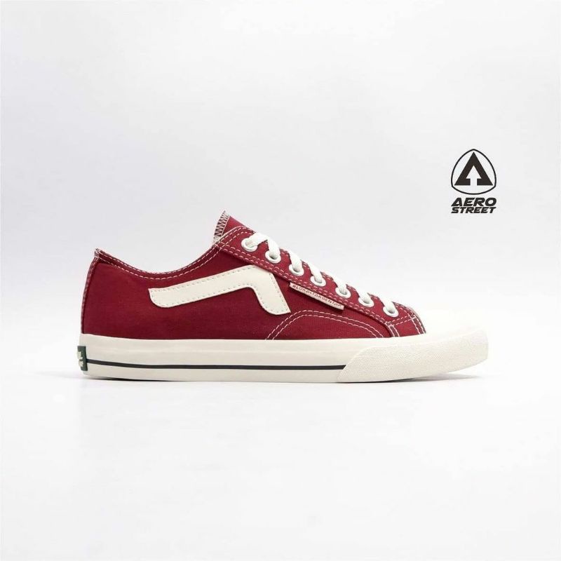 Aerostreet Jhosse Low 37-44 Maroon/Natural