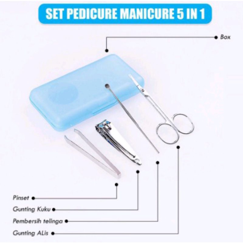 SET MENICURE DAN PEDICURE MURAH PER KOTAK