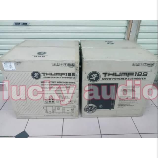 Subwoofer aktif Mackie Thump 18s 18 inch original garansi resmi