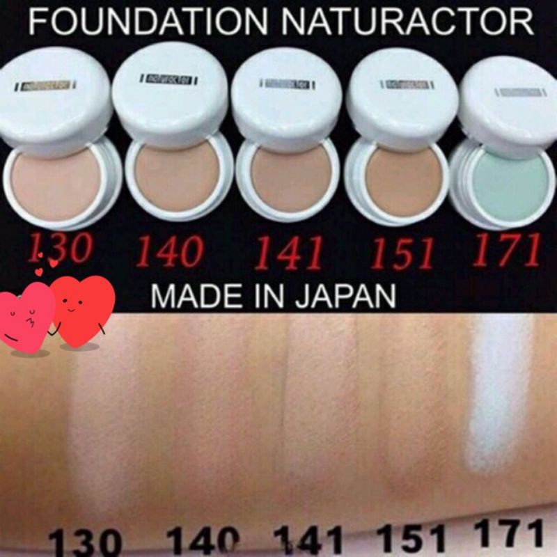 ❤ MEMEY ❤ NATURACTOR Cover Face Foundation