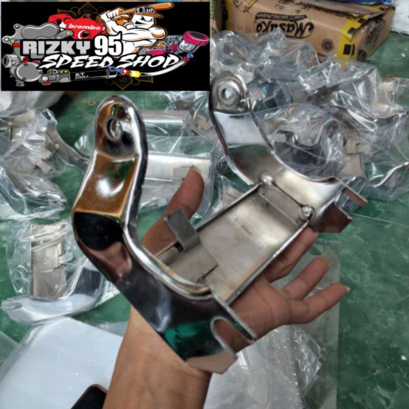 PANGKON JOK C70 DUDUKAN JOK C70 CROM CHROME DUDUKAN PANGKON BELAKANG C70 VARIASI CHROME