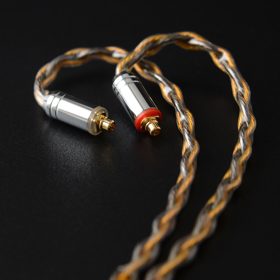 NICEHCK C8-1 8 Core Silver Plated and Copper Mixed Earphone Cable 3.5/2.5/4.4mm MMCX/NX7 Pro/QDC/0.78mm 2Pin