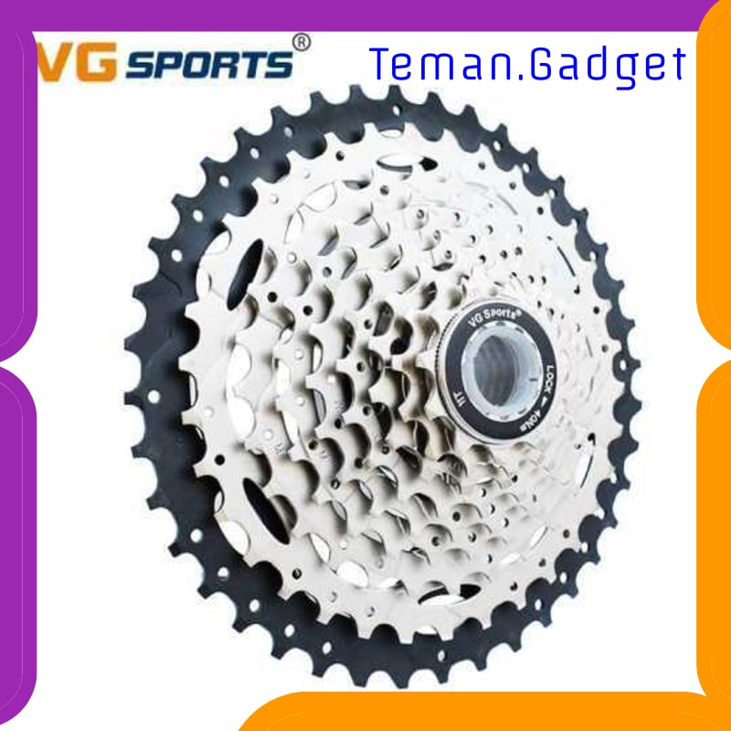 TG-IB623 VG SPORTS GIGI SPROCKET SEPEDA ROUND ULTRALIGHT 9 SPEED 11-40T - VG72