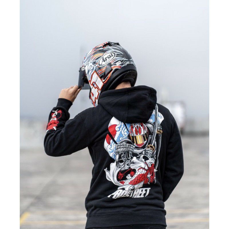 PROSTREET HOODIE RONIN SAMURAI BLACK NEW/SWEATER HOODIE PROSTREET/SUNMORI HOODIE