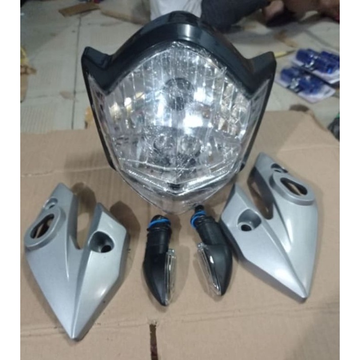 Paket Hemat Lampu Depan Vixion Old Plus Kupingan Dan Lampu Sen