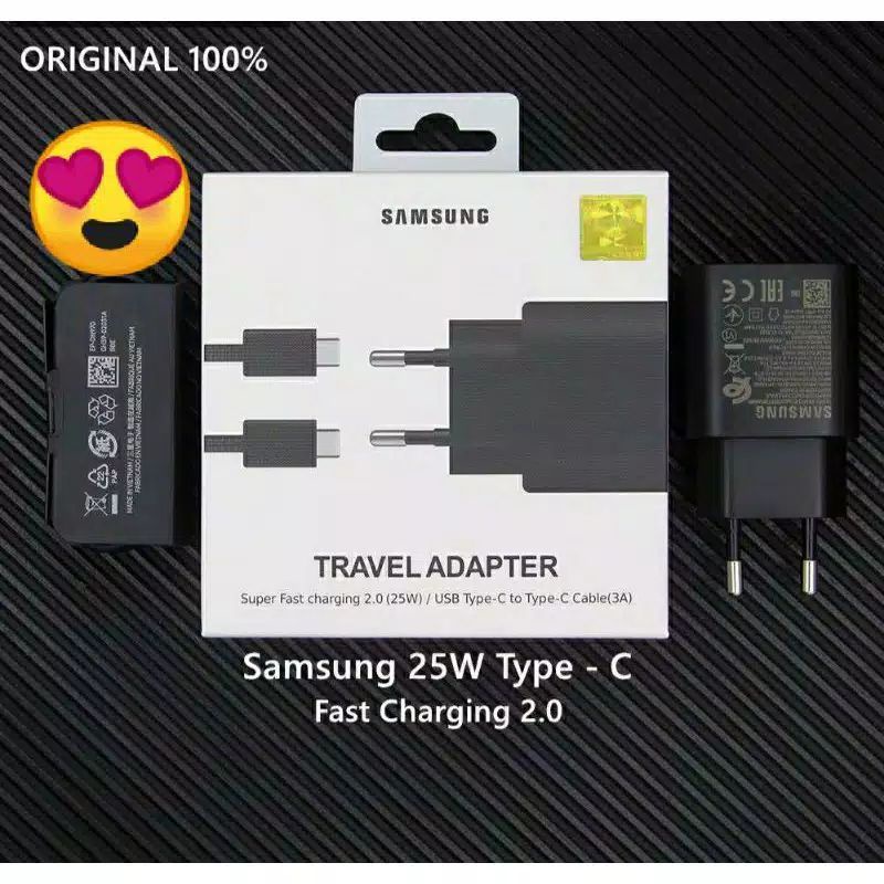 TC TRAVEL CHARGER ADAPTER SAMSUNG TIPE C KE TIPE C ORIGINAL 100%/FAST CHARGING ADAPTOR