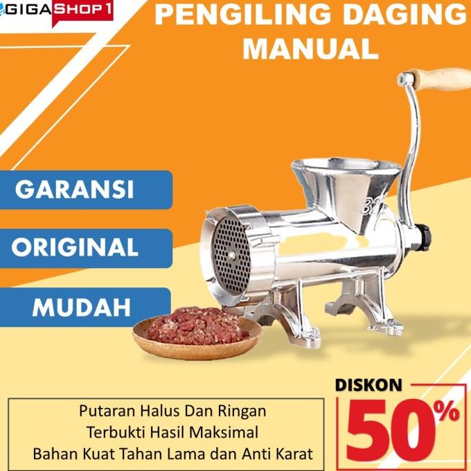 Alat Penggiling Gilingan Penggilingan Giling Daging Manual Bumbu Bakso Star Seller