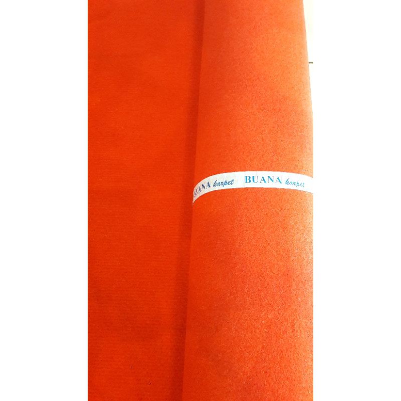 Karpet panggung pelaminan Buana meteran merah cabe terang red 609