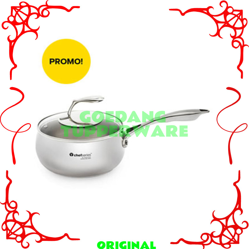 Panci Set Tupperware Original-Alat Masak Mie Sayur Sop 1L-Panci Gagang