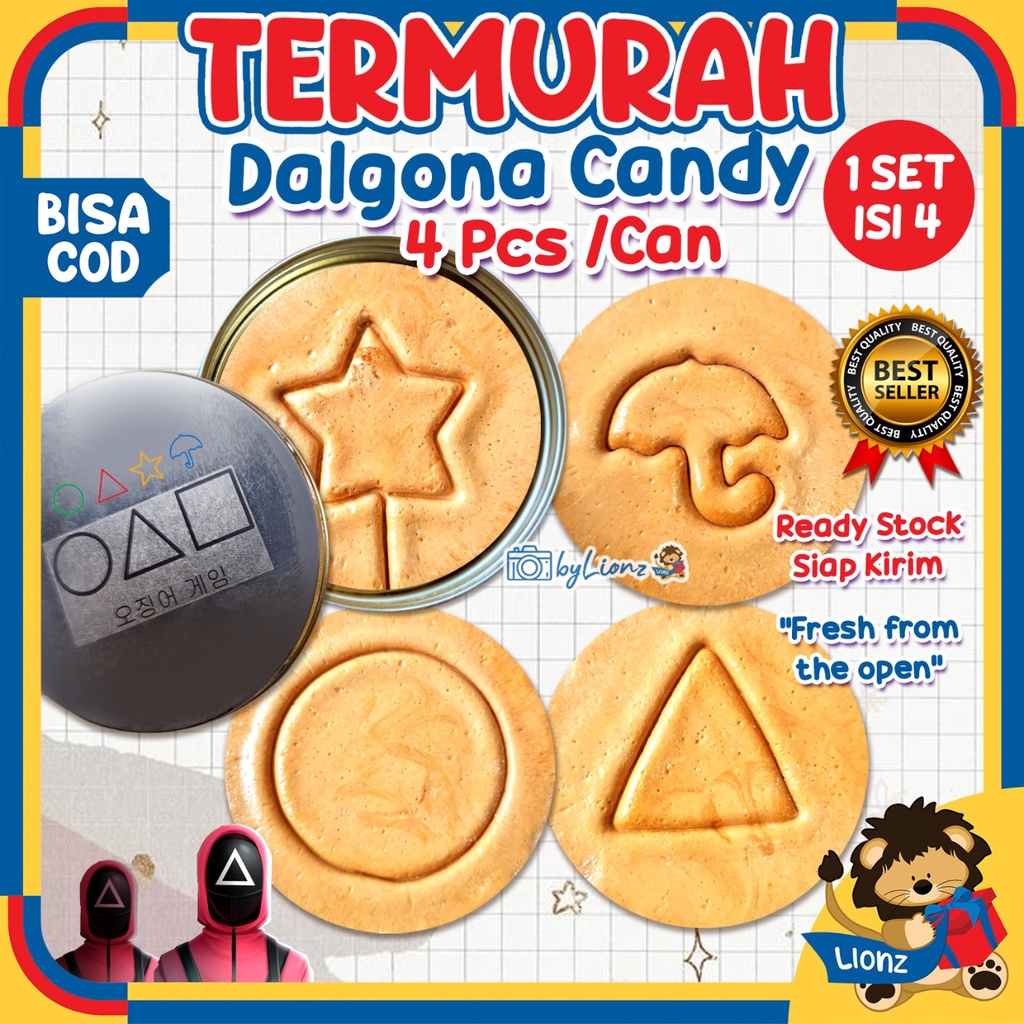dalgona candy / permen sekuid game by kadokado