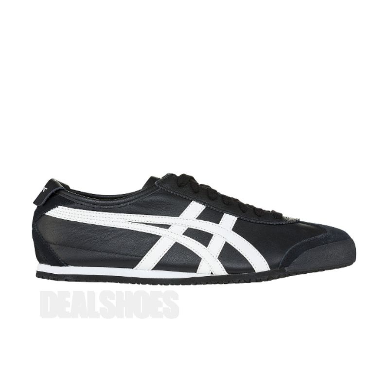 onitsuka black leather