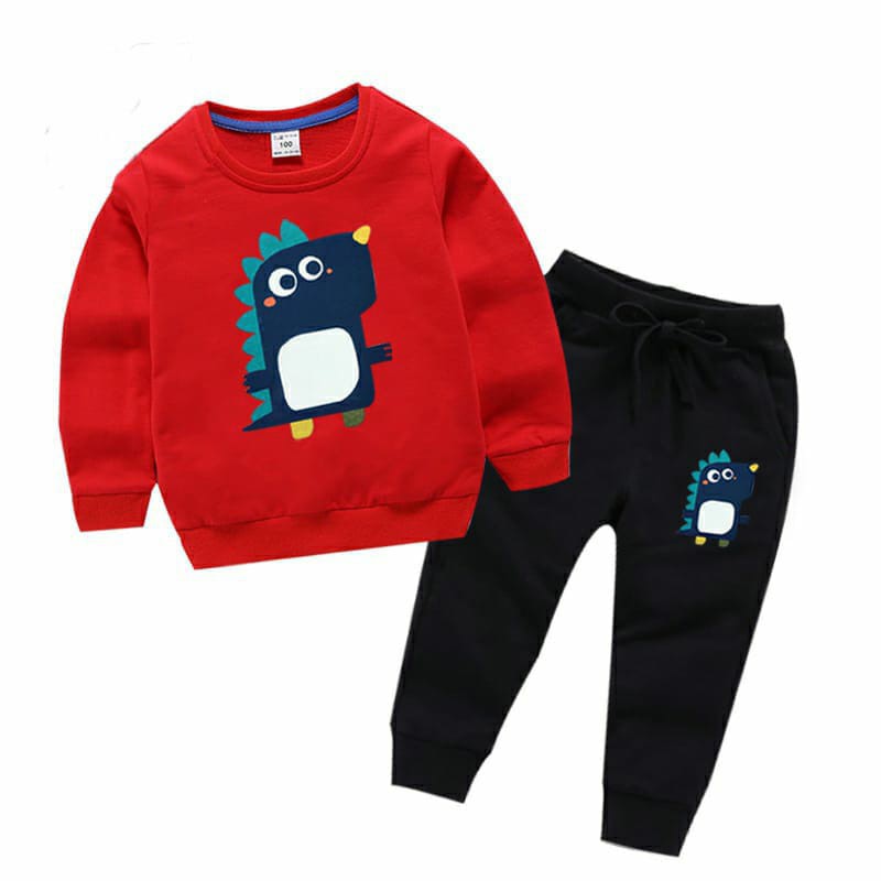 VGN SETELAN SWEATER DINOS / FASHION ANAK / SETELAN