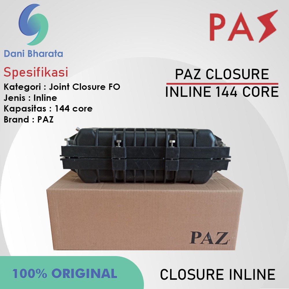 Joint Closure Inline PAZ 144Core Fiber Optic Closure