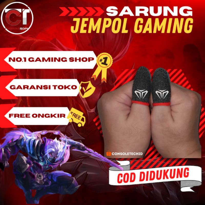 TERBARU - Sarung Jempol Jari Gaming Anti Keringat Game ff ml pubg Sensitif Premium