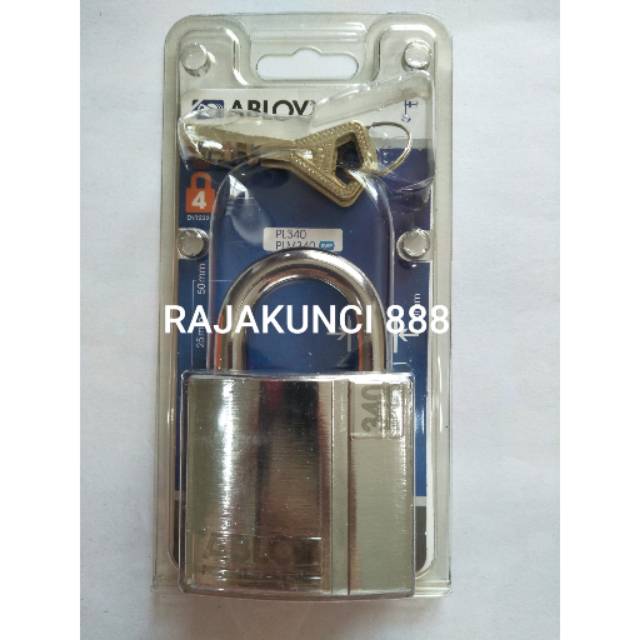 Gembok ABLOY 340C/25 / Gembok ABLOY / Gembok anti cairan kimia dan potong / Gembok