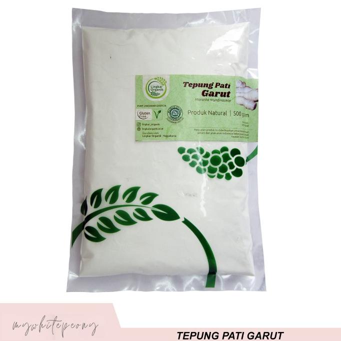 

[[COD]] Tepung Pati Garut / Tepung Larut / Arrowroot 500 gr Lingkar Organik BERKUALITAS Kode 586
