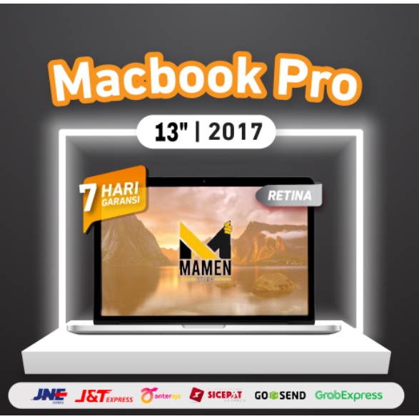 MACBOOK PRO RETINA 13" 2017 NON TOUCHBAR RAM 8//16 SSD 128//256//512 GB SECOND ORIGINAL