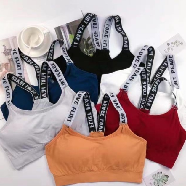 WJ144 Sport Bra Push Up Gym Fitness Senam Zumba Jogging Yoga / Pakaian Dalam Olahraga