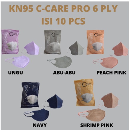 Kn95 C-Care Pro 5D 6 Ply Murah