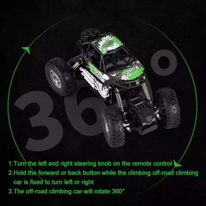 RC Crawler Offroad 1/18 RC Car Rechargable Rock Crawler RC Truck