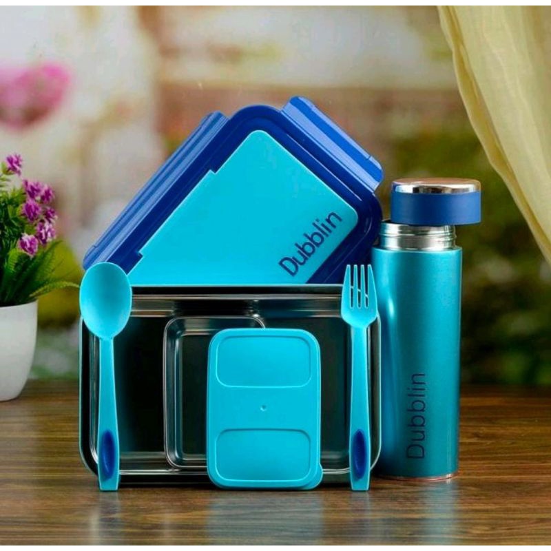 TEMPAT MAKAN DUBBLIN 1 SET / LUNCHBOX STAINLESS DUBBLIN BUFFET