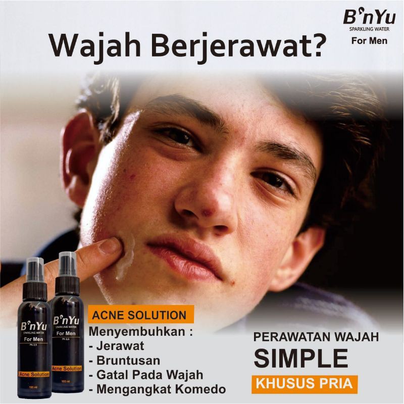 B Nyu For Men Acne Solution Shopee Indonesia