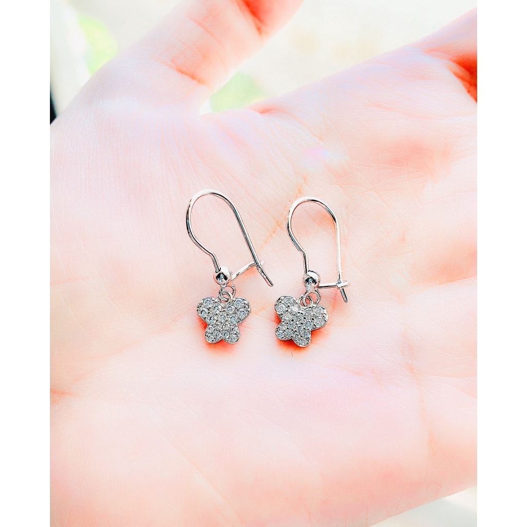 Anting Wanita Xuping Terbaru / Anting Wanita Kupu2 Full Zirconia Silver Xuping-1