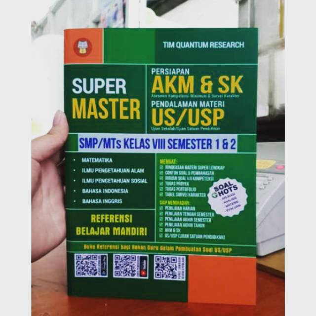 Buku Super Master Persiapan Akm Sk Pendalaman Materi Us Usp Smp Mts Kelas Viii Buku Soal Smp Shopee Indonesia